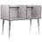 Stand-Alone Double Study Carrel with Top Shelf, Height Adjustable Legs, and Wire Management Grommet-61067527