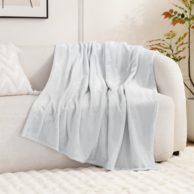 Soft All-Season Reversible Fleece Blanket, 270GSM