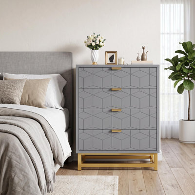 4 Drawer Storage Drawer