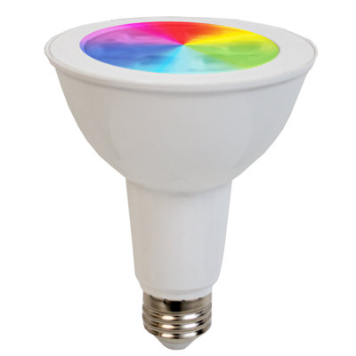11 Watt, PAR30 LED Smart, Dimmable Light Bulb Color Changing Tunable White E26/Medium (Standard) Base