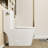 Elongated Standard Height Toilet Siphonic Flush 1.28 GPF Single Flush One-Piece Toilet (Seat Included)-125361173-125361172