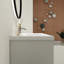 Meuble-lavabo simple 27,8 po avec plateau en céramique Keedra-1064354006