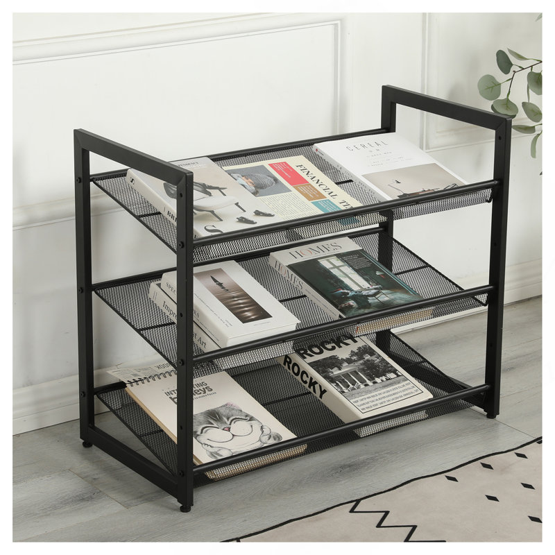 Range-chaussures réglable à 3 niveaux, organisateur de rangement pour chaussures autoportant avec tablettes de rangement convenant à l'entrée principale, vestibule
