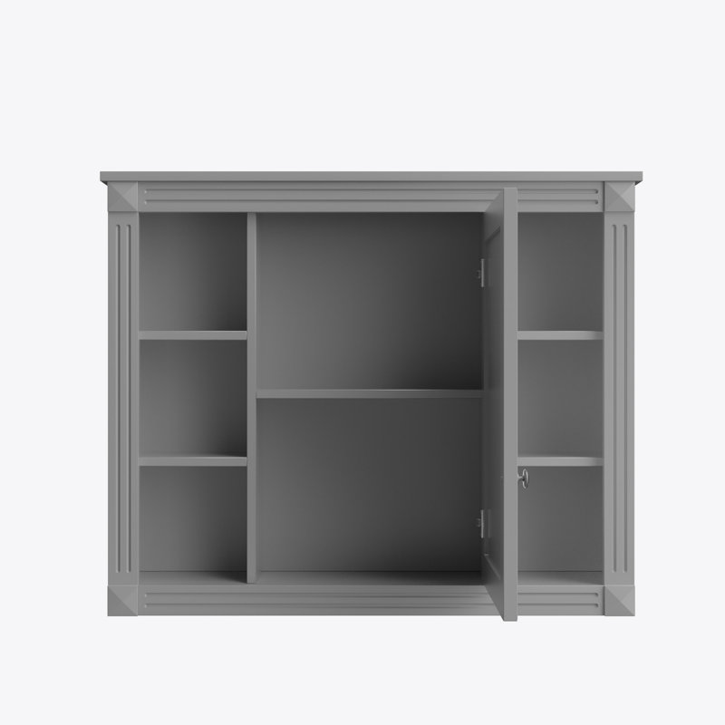 Wall Bathroom Cabinet, Gray
