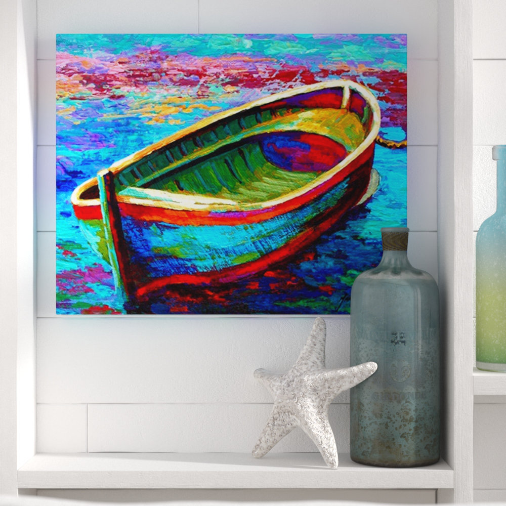 " Boat I " by Marion Rose Breakwater Bay