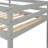 Loft bed with staircase , Grey-1540267587