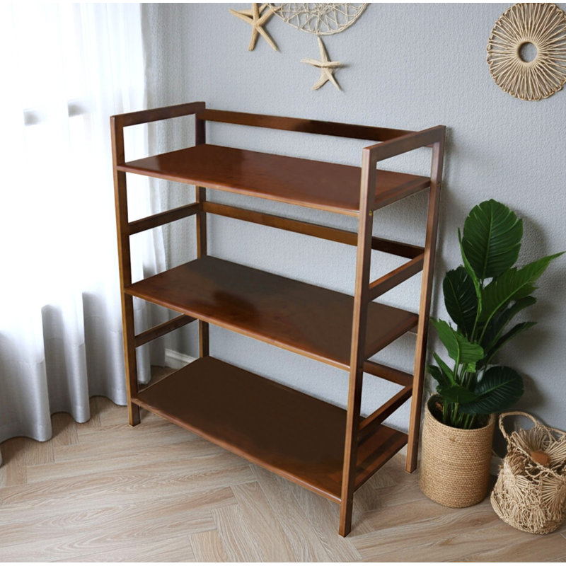 Bibliothèque en bois massif H 33,85 "x l 27,5" Coma