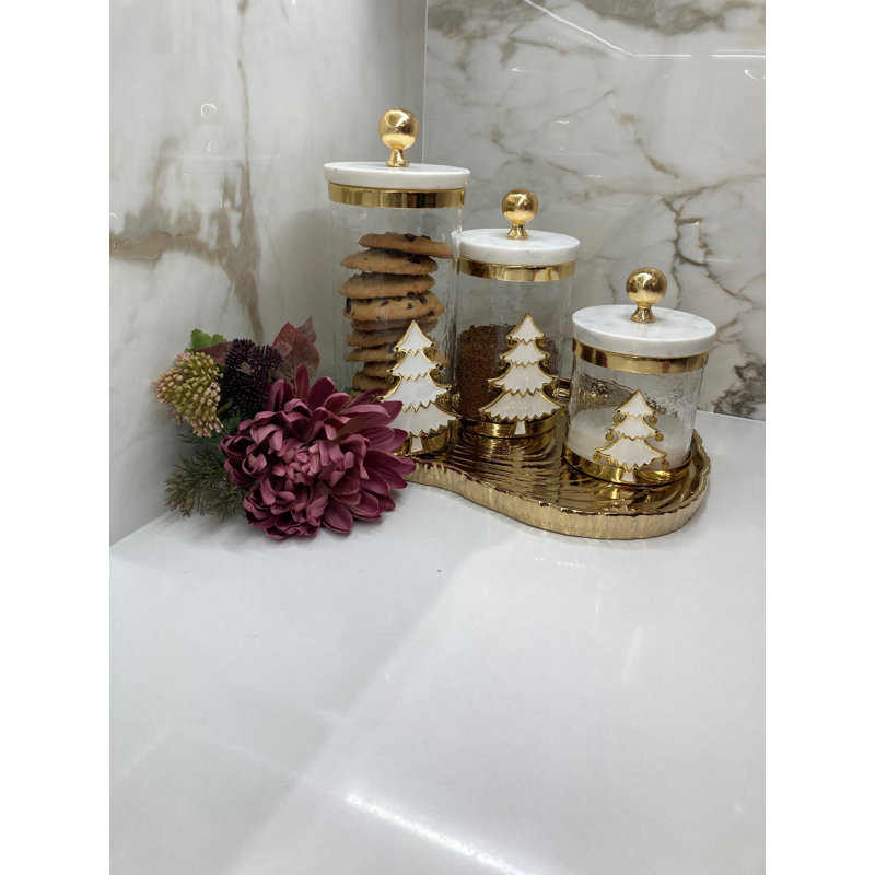 Pot de cuisine, H 8 po x l 4,25 po x P 4,25 po