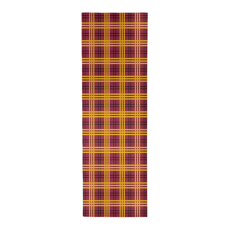 Tapis rouge à carreaux, Tapis de couloir 2 pi 6 po x 8 pi