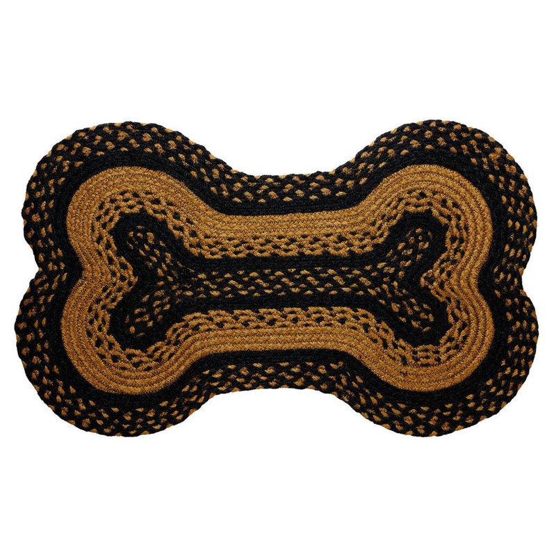 Tapis Kwanesha, Noir / beige