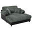Sofa méridienne moderne avec revêtement moelleux et soutien ergonomique