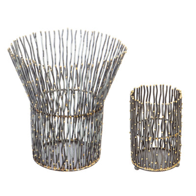 10'' H Metal Tabletop Votive Holder