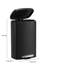 Sleek Black 50L Soft-Close Steel Pedal Kitchen Bin