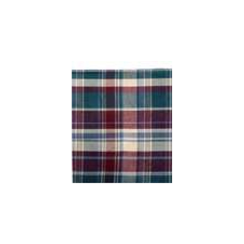 Manzella Plaid 100% Cotton Tablecloth, Oval 86" x 60"