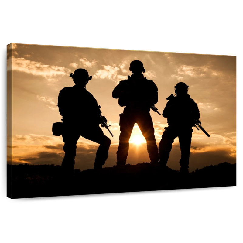 Militaires, H 30 po x l 45 po