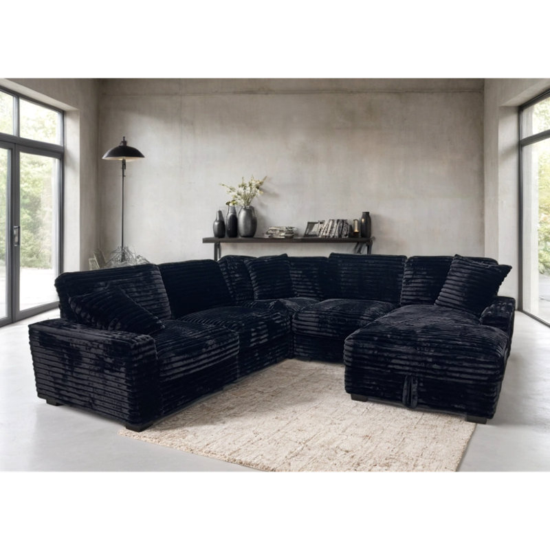 Canapé modulaire ALISSON NOIR