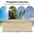 Arlmont & Co. Patio 3-seater Sofa Cover Outdoor Deep Sofa Cover W/ Handles & Air Vents Heavy Duty Patio Bench Cover-1686846597