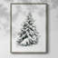 «Christmas Holiday Art», reproduction encadrée en bois massif-1052314869