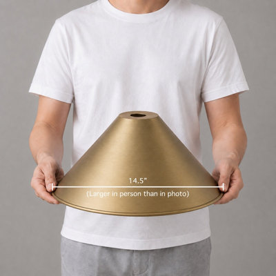 6.75'' H Metal Cone Pendant Shade