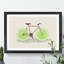 Lime Bicycle - Picture Frame Painting-62802711-62802713
