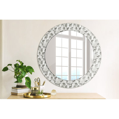 Huldar Glass Flat Wall Mirror