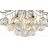 Transitional 3 Light Crystal Semi Flush Mount-157079900