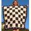 8" Tall Oversized Chess Set with Vinyl Roll-up Board