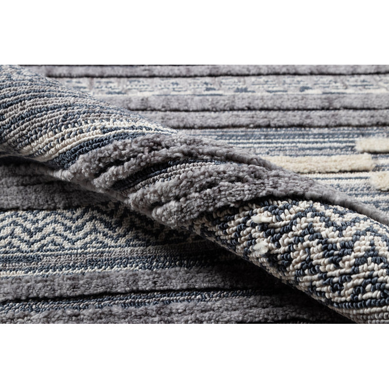 Adhnan Striped Indoor Rug, Rectangle 8'6" x 12'6"