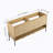 Bathroom Freestanding Storage Vanity without Top Sink