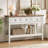 Rustic Entryway Table With Large Storage Space-2104290231-2104290230