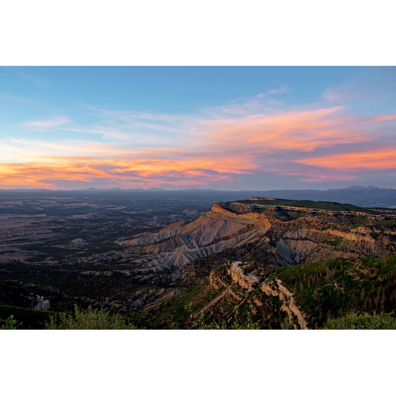 Sunset At Mesa Verde National Park - Wrapped Canvas Print, 61cm H x 91cm W x 3.8cm D