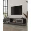 Meuble télé moderne, anthracite et argent, 59,1 po x 17,6 po x 11,6 po | 100% panneau de particules enduit de mélamine, épaisseur: 0,7 pouce | Conception murale, élégante et fonctionnelle pour les salons et les espaces de divertissement-1464427708-1461931464