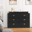 Commode pour table à langer 6 tiroirs, station de bébé avec prises de courant, commode pour bébé-1266625476