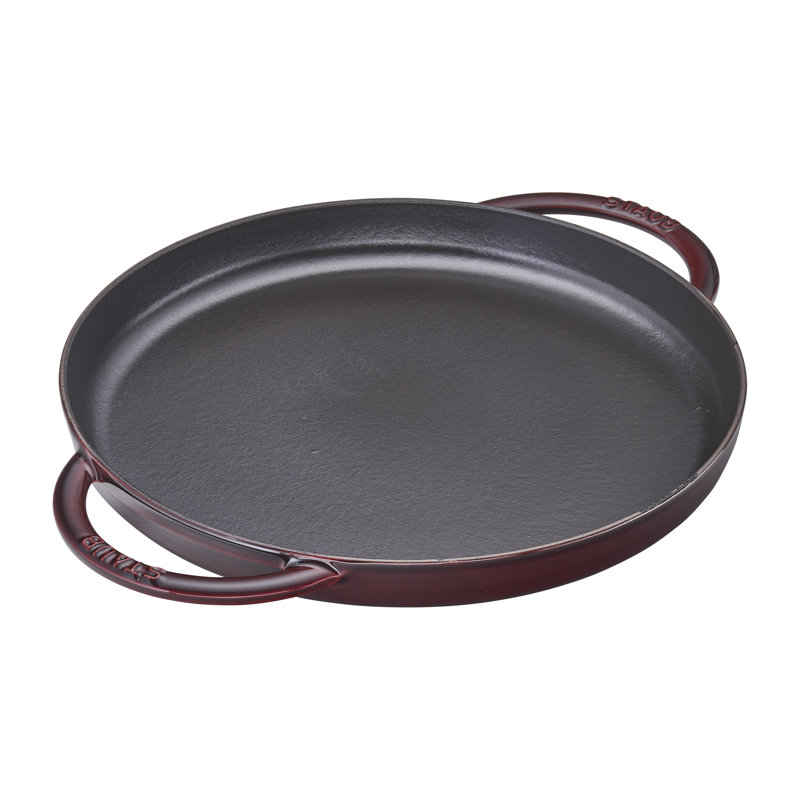 Staub Cast Iron Griddle, Cherry, 15.35"