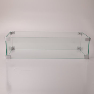Pare-flammes rectangulaire pour foyer