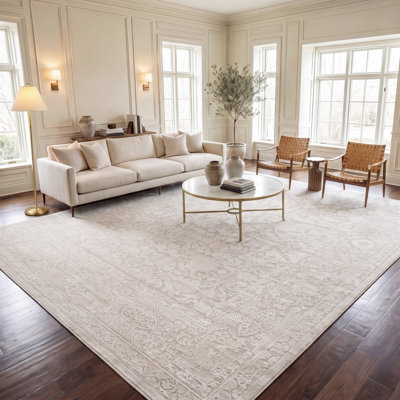 Tapis oriental crème / ivoire Calidia