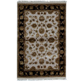 Hand Woven Silk and Wool Oriental Area Rug