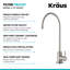 KRAUS Purita 2-Stage Under-Sink Filtration System With Single Handle Drinking Water Filter Faucet-104338041