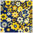 Dark Blue Light Yellow