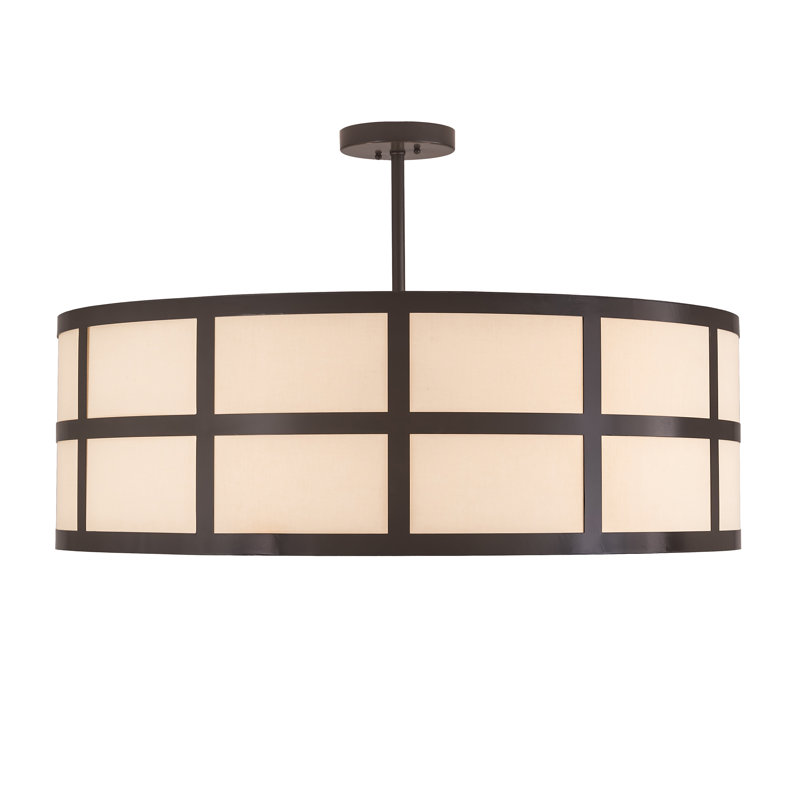 Zilwaukee 6 - Light Semi Flush Mount