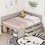 Lit de jour avec tiroirs et tablettes, gris, pleine - stable, design élégant et gris, idées de rangement utiles, lit tendance-1787358661-1787358663