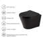 Belfry Bathroom Qureshi LPF Round Wall Mounted Wall Hung Toilets (Seat Included)