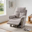 Fauteuil inclinable à bascule pivotant à 360 ° Beige-59024923