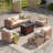 6 - Person Outdoor Seating Group With Cushions-1449241194-1449241198