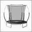 Trampoline Springfree No Gap 6 pi - noir-124620254