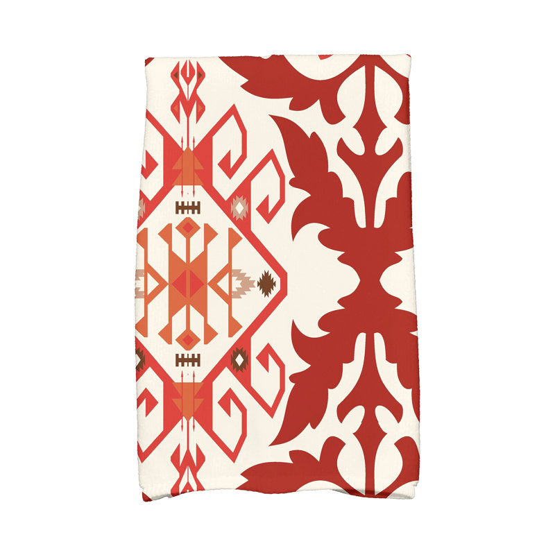 Senoia Hand Towel, Orange/Rust