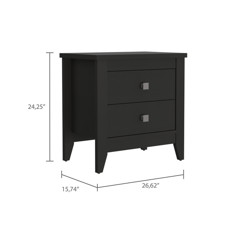 2-Drawer Nightstand