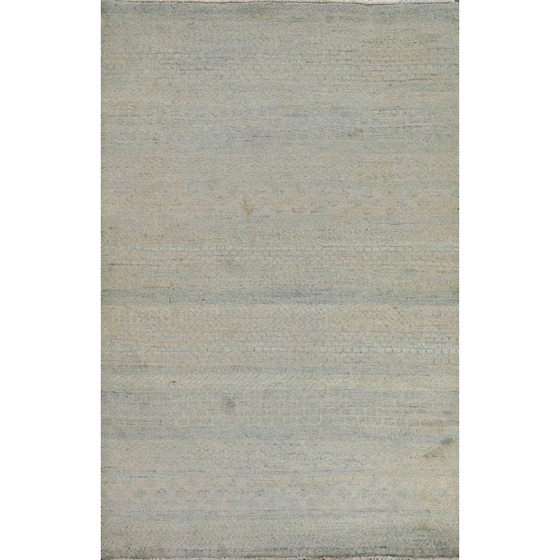 Tapis oriental unique Gabbeh Kashkoli noué à la main 4 pi 1 po x 6 pi 2 po