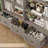 Akxel 47.2" W 3-Drawer Wood Grain Bookshelf-1625577717