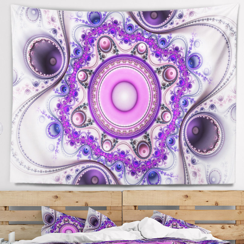 Tapisserie florale, H 78 po x l 92 po